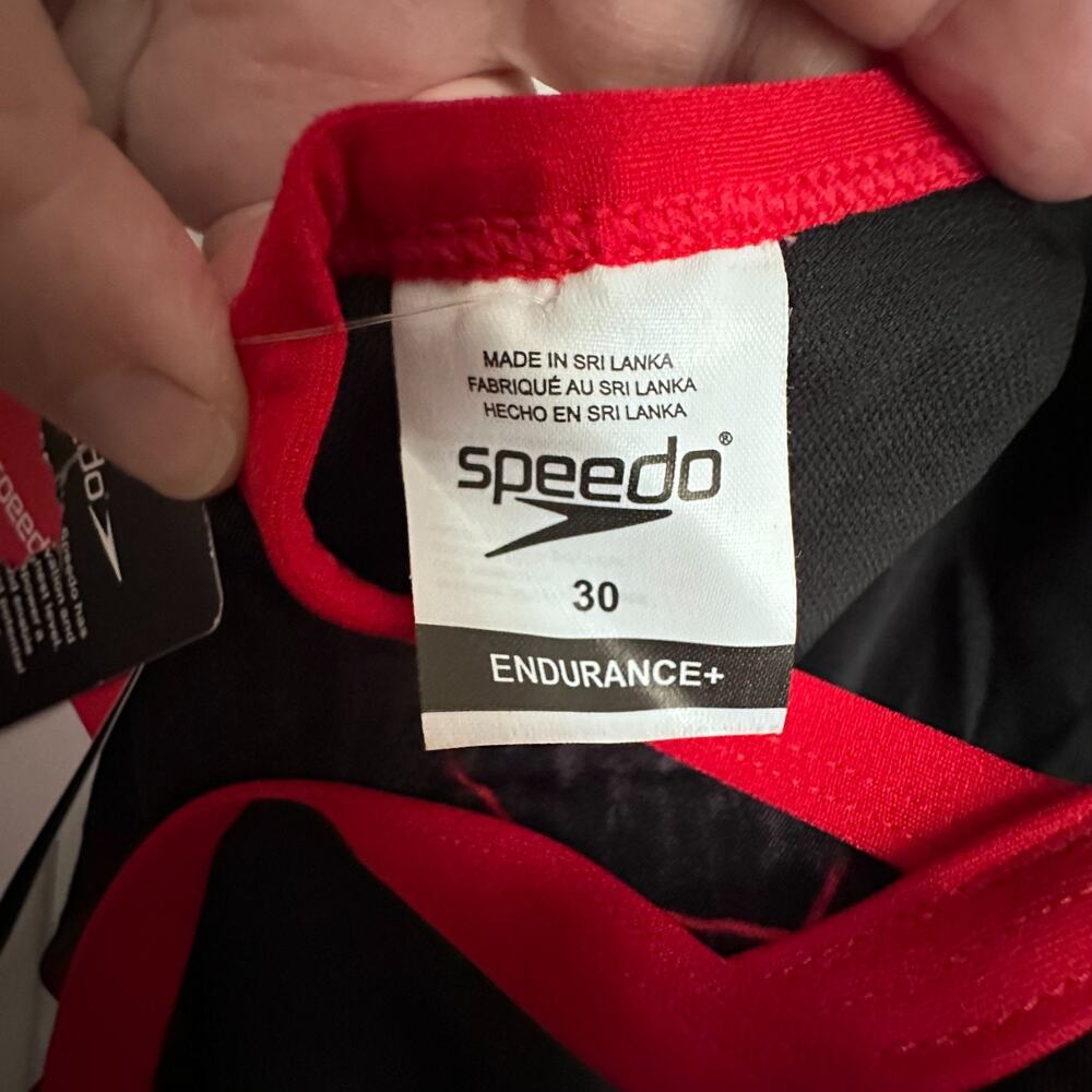 Speedo Womens 4 / 30 Emerging Force Endurance + Flyback One Piece Swimsuit NWT - Picture 8 of 9